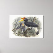 Nashornvogel Leinwanddruck (Vorderseite)