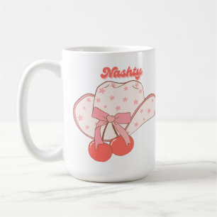 Nashty Cowboy Hut Design   Süße Girly Western Humo Kaffeetasse