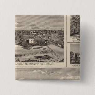 Nashua-Bauernhof und Wohnsitz Button