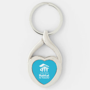 Nashua Habitat Logo Schlüsselanhänger