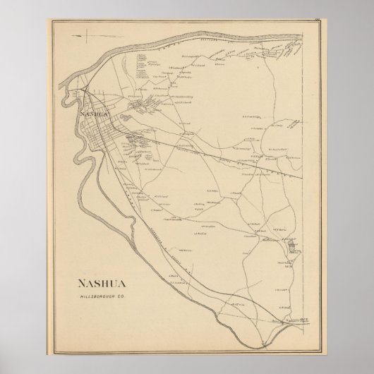 Nashua, Hillsborough Co 2 Poster (Vorne)