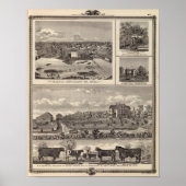 Nashua-Hof und Wohnsitz Poster (Vorne)