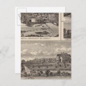 Nashua-Hof und Wohnsitz Postkarte (Vorne/Hinten)