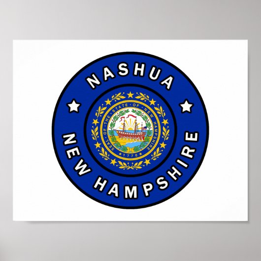 Nashua New Hampshire Poster (Vorne)