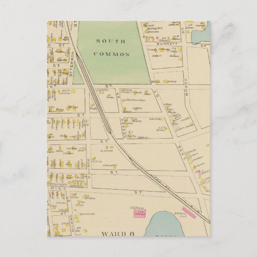 Nashua, Ward 68 Postkarte (Vorderseite)