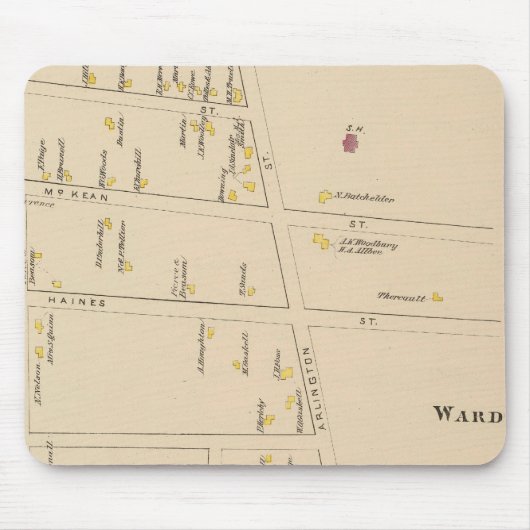 Nashua, Ward 7, Edgeville Mousepad (Vorne)