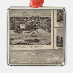 Nashuabauernhof und -wohnsitz ornament aus metall