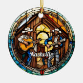 Nashvile Country Music Keramik Ornament (Vorne)