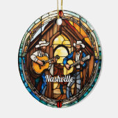 Nashvile Country Music Keramik Ornament (Links)