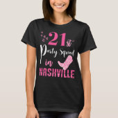 Nashville 21. Geburtstag Squad T - Shirt (Vorderseite)