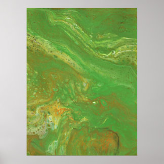 Nashville 2 Soft Green Abstrakt Poster Print