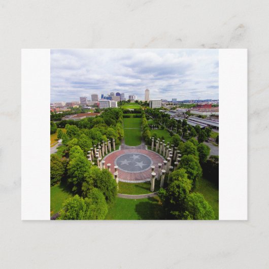 Nashville Aerial Foto Postkarte (Vorderseite)