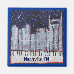 Nashville am Nachtmagneten Magnet