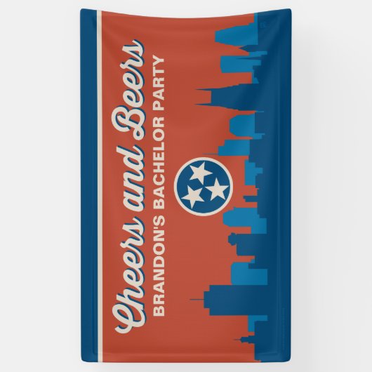 Nashville Bachelor Banner (Vertikal)