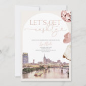 Nashville Bachelorette Einladung & Tour (Vorderseite)