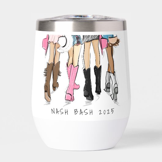 Nashville Bachelorette Fashion Cowboy Boots Custom (Vorderseite)