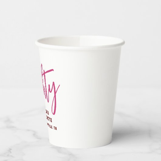 Nashville Bachelorette Get Nashty Personalisiert Pappbecher (Links)