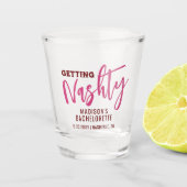 Nashville Bachelorette Get Nashty Schnapsglas (Vorderseite)