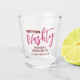 Nashville Bachelorette Get Nashty Schnapsglas