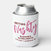 Nashville Bachelorette Getting Nashty Personalisie Dosenkühler (Kanne Vorderseite)