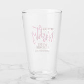 Nashville Bachelorette Getting Nashty Personalisie Glas (Rückseite)