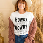 Nashville Bachelorette Howdy Custom Bridesmaid T-Shirt