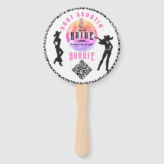 Nashville Bachelorette Kaufen Sie den QR-Code der Fächer (Vorderseite)