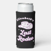 Nashville Bachelorette Last Rodeo Selters Dosenkühler (Seltzer Vorderseite)