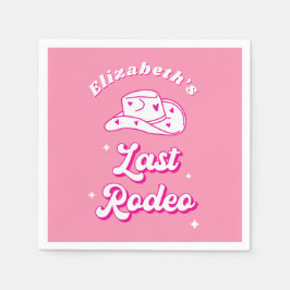 Nashville Bachelorette Last Rodeo Serviette