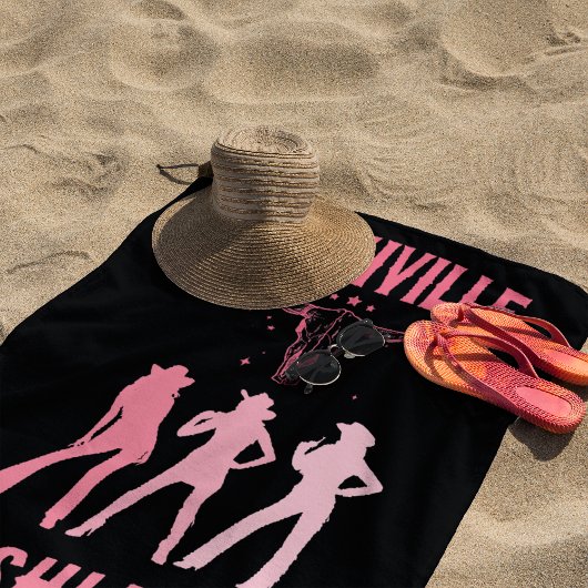 Nashville Bachelorette letzter Bash in Nash Cowgir Strandtuch