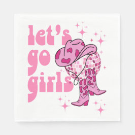 Nashville Bachelorette Rodeo Weekend Serviette