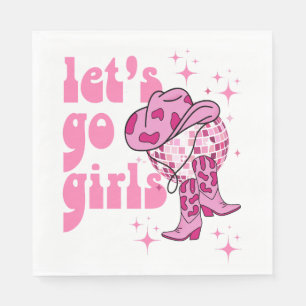Nashville Bachelorette Rodeo Weekend Serviette