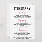 Nashville Bachelorette Rodeo Weekend Tour Einladung (Rückseite)