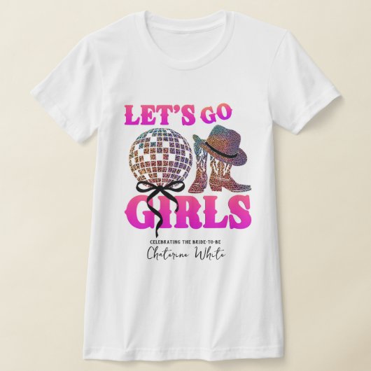 Nashville Bachelorette Rodeo Weekend Tour T-Shirt (Ablage )