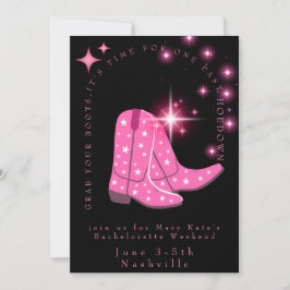 Nashville Bachelorette Weekend Einladung und Detai