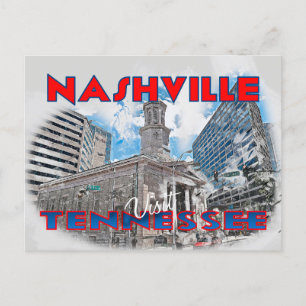 Nashville, Besuch Tennessee Postkarte