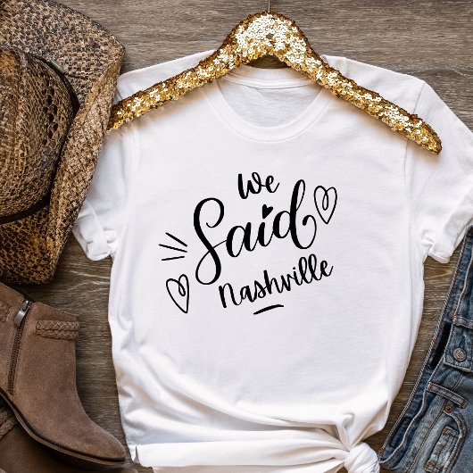 Nashville Brautparty Bridesmaid Shirt