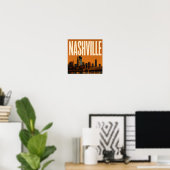 Nashville Broadway Musikviertel Poster (Heimbüro)