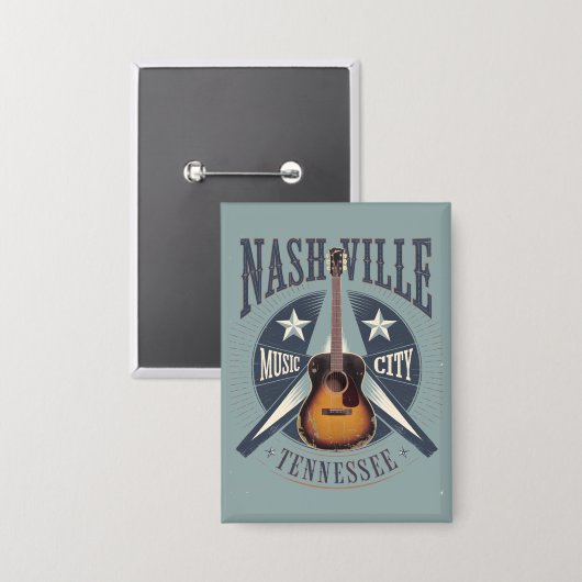 Nashville Button (Vorderseite/Rückseite)