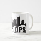 Nashville Corps of Engineers OPS Skyline Einfach Kaffeetasse (VorderseiteRechts)
