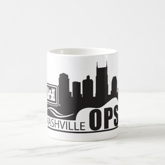 Nashville Corps of Engineers OPS Skyline Einfach Kaffeetasse (Mittel)