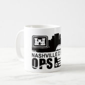 Nashville Corps of Engineers OPS Skyline Kaffeetasse (Vorderseite Links)