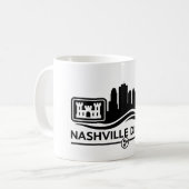 Nashville Corps of Engineers Skyline Kaffeetasse (Vorderseite Links)