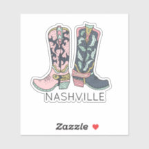Nashville Country Custom Cut Sticker