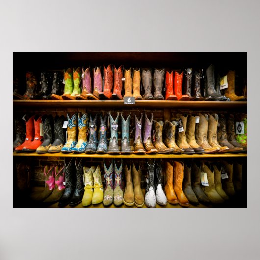 Nashville Cowboy Boots Poster (Vorne)