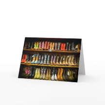 Nashville-Cowboystiefel-Gruß-Karte