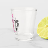 Nashville Cowgirl Disco Rodeo Bachelorette Schnapsglas (Rechts)