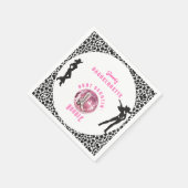 Nashville Cowgirl Disco Rodeo Bachelorette Serviette (Ecke)