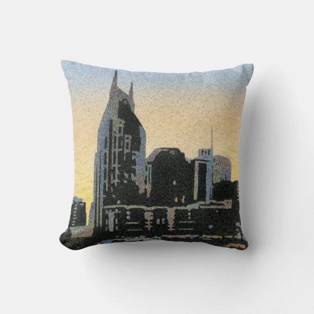 Nashville dekoratives Pillow Kissen (Vorderseite)