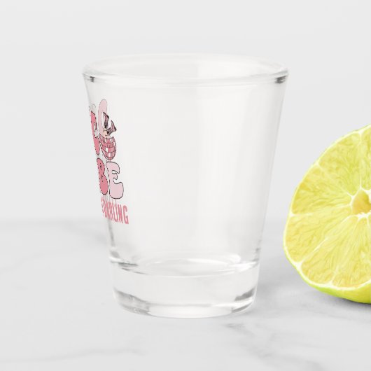 Nashville Disco Bachelorette Custom Bridesmaid Schnapsglas (Rechts)